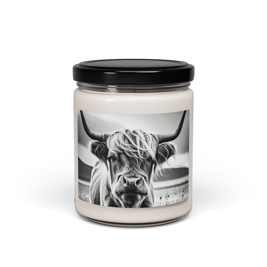 Highland Cow Scented Soy Candle, 9oz