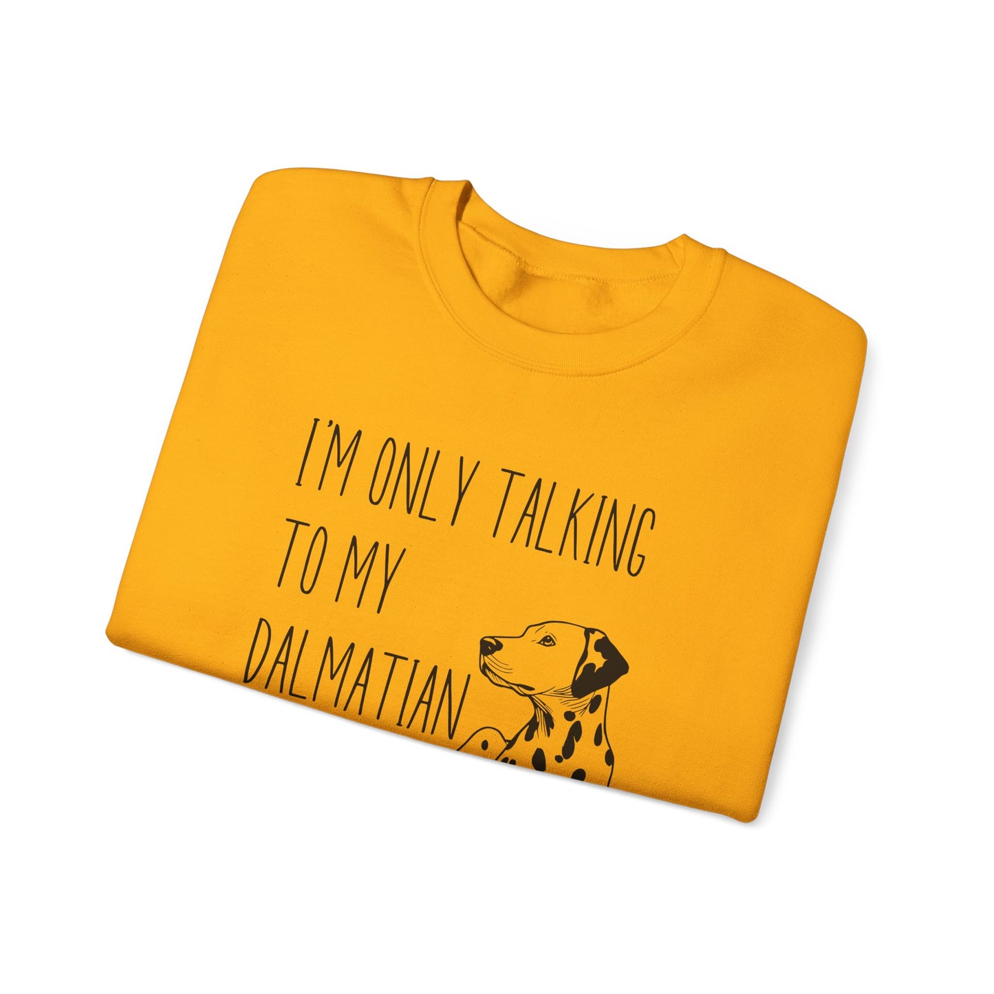Dalmatian Lover's Crewneck Sweatshirt - For Dog Lovers, Pet Parents, Cozy Days, Gift for Dog Owners, Animal Lovers' Apparel