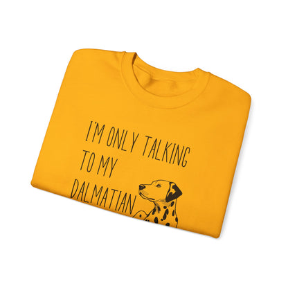 Dalmatian Lover's Crewneck Sweatshirt - For Dog Lovers, Pet Parents, Cozy Days, Gift for Dog Owners, Animal Lovers' Apparel