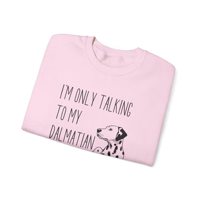 Dalmatian Lover's Crewneck Sweatshirt - For Dog Lovers, Pet Parents, Cozy Days, Gift for Dog Owners, Animal Lovers' Apparel