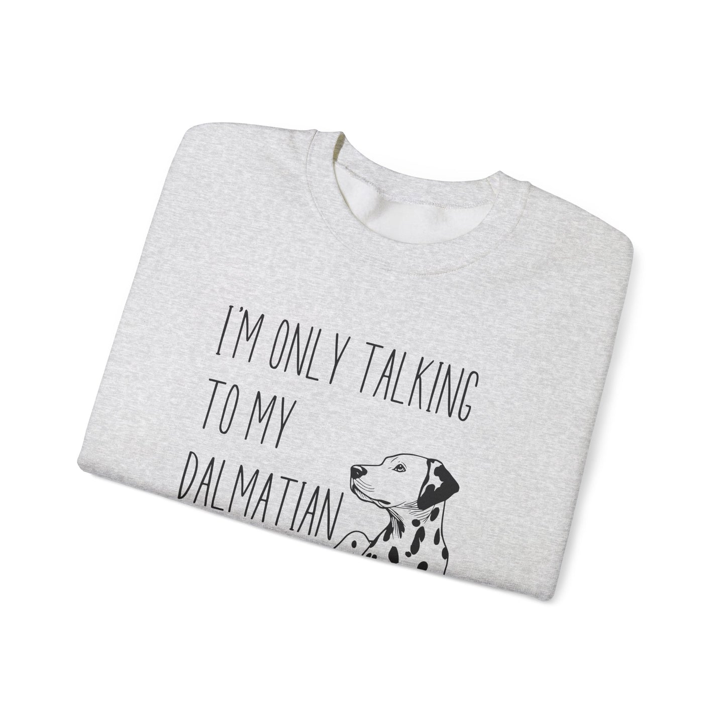 Dalmatian Lover's Crewneck Sweatshirt - For Dog Lovers, Pet Parents, Cozy Days, Gift for Dog Owners, Animal Lovers' Apparel