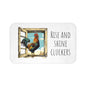 Bath Mat with Rooster and Rise and Shine Cluckers