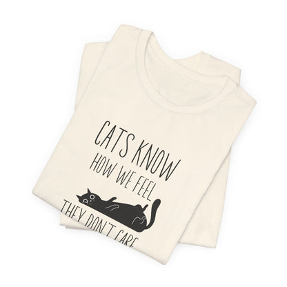 Cats Know Unisex Jersey Tee