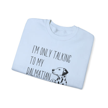 Dalmatian Lover's Crewneck Sweatshirt - For Dog Lovers, Pet Parents, Cozy Days, Gift for Dog Owners, Animal Lovers' Apparel