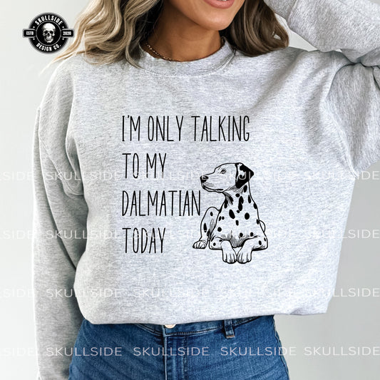Dalmatian Lover's Crewneck Sweatshirt - For Dog Lovers, Pet Parents, Cozy Days, Gift for Dog Owners, Animal Lovers' Apparel